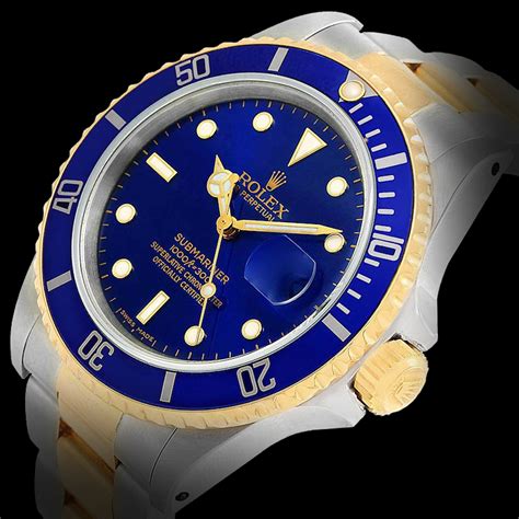 rolex quadrante blu|Rolex submariner watch.